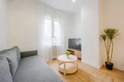 Una televisión o centro de entretenimiento en Estilo con parking para 4, vive La Latina