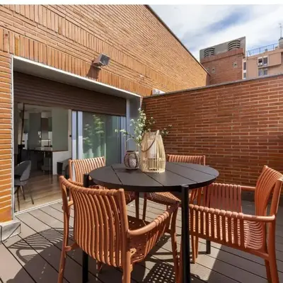 Temporary 3-bedroom duplex in downtown Madrid BAS159