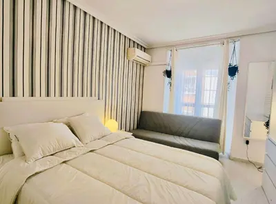 Cama o camas de una habitación en En PLENO CENTRO - Especial para GRUPOS o FAMILIAS - GRAN VÍA - CALLAO - SOL - PLAZA ESPAÑA