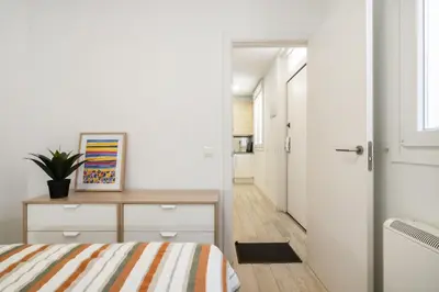 Cama o camas de una habitación en Nice apartment in Prosperidad - D1