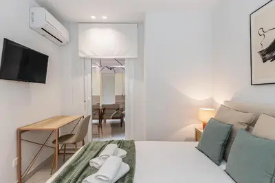 Cama o camas de una habitación en Waou Urban Home Chamberi