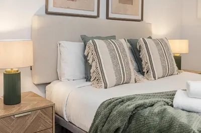 Cama o camas de una habitación en Waou Urban Home Chamberi