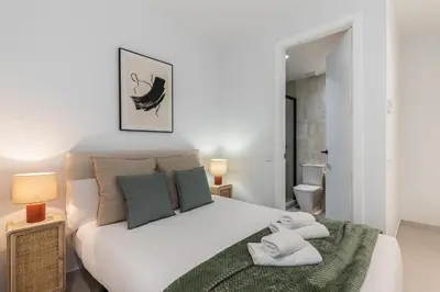Cama o camas de una habitación en Waou Urban Home Chamberi