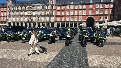 Clientes alojados en la bella de plaza mayor