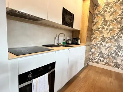 Una cocina o zona de cocina en Apartment near Puerta del Sol