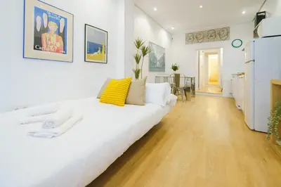 Cama o camas de una habitación en Apartament Antonio Leyva
