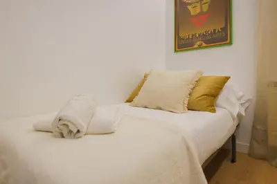 Cama o camas de una habitación en Apartament Antonio Leyva