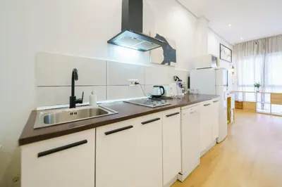 Una cocina o zona de cocina en Apartament Antonio Leyva