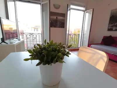 Cama o camas de una habitación en Alojamiento Temporal el Puente