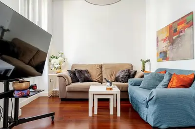 Zona de estar de Two Artists in Chueca - Luxury BR with En-suite Bath