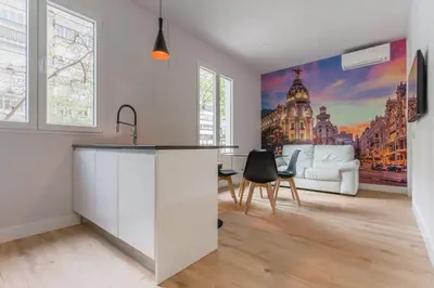 Zona de estar de Bright modern - 3Bedrooms 3Bathrooms -Salamanca