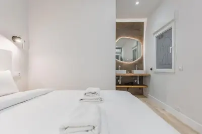 Cama o camas de una habitación en Bright modern - 3Bedrooms 3Bathrooms -Salamanca