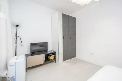 Una televisión o centro de entretenimiento en Apartment in La Latina