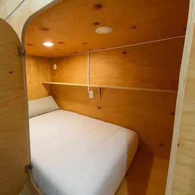 Cama o camas de una habitación en Cubik Rooms