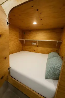 Cama o camas de una habitación en Cubik Rooms