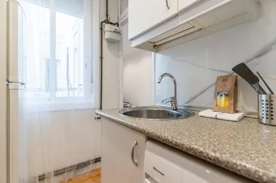 Una cocina o zona de cocina en Cozy renovated -2Bedrooms 1Bathroom-Malasaña