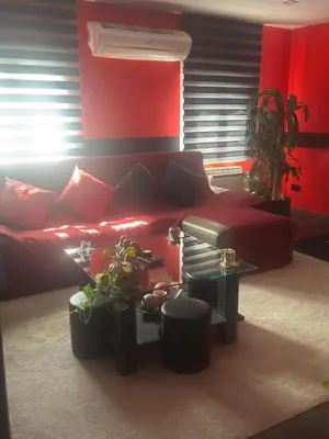 Zona de estar de The artist's house