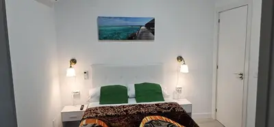 Cama o camas de una habitación en Habitaciones Gran Via