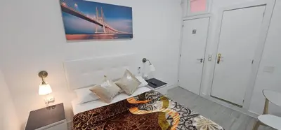 Zona de estar de Habitaciones Gran Via