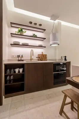 Una cocina o zona de cocina en En el Corazón de Madrid de los Austrias