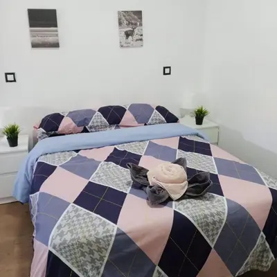 Cama o camas de una habitación en Madrid Stay