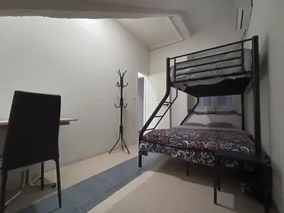 Cama o camas de una habitación en Hostel La Latina