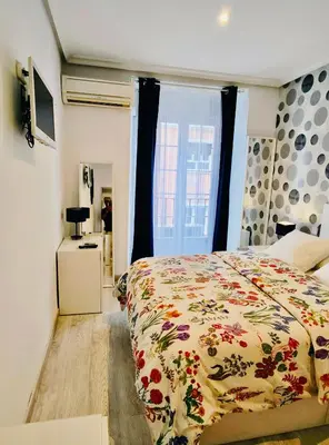 Cama o camas de una habitación en EN PLENO CENTRO de MADRID - GRAN VIA - CALLAO - SOL