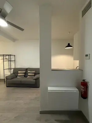 Zona de estar de Encantador apartamento céntrico y equipado