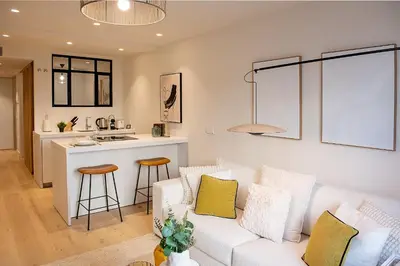 Zona de estar de Excelsa Apartments