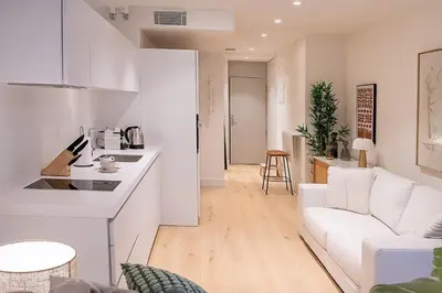 Una cocina o zona de cocina en Excelsa Apartments