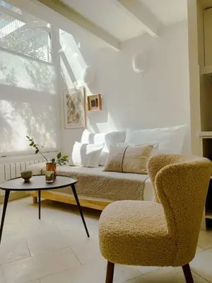 Zona de estar de Radiant Loft in the Heart of Madrid