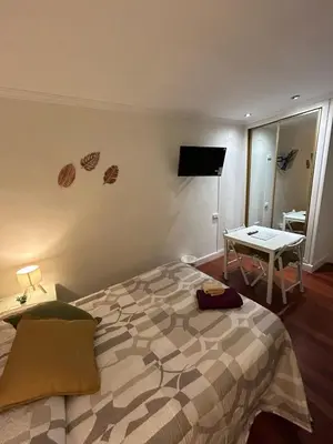Cama o camas de una habitación en Alojamiento Angel