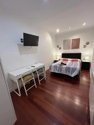 Cama o camas de una habitación en Alojamiento Angel
