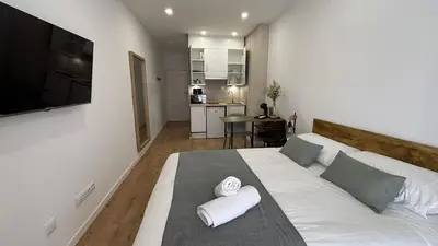 Cama o camas de una habitación en Deluxe III - Ferga Suites
