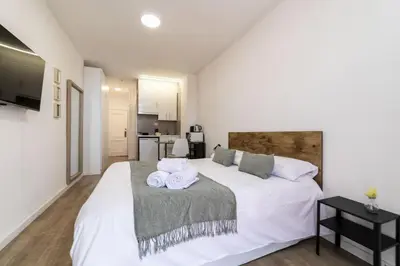 Cama o camas de una habitación en Deluxe V - Ferga Suites