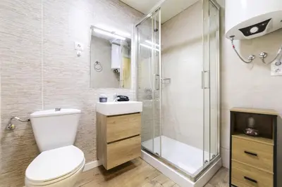 Un baño de Luxury I - Ferga Suites