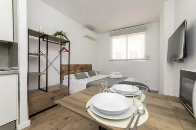 Una televisión o centro de entretenimiento en Classy V - Ferga Suites