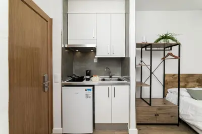 Una cocina o zona de cocina en Classy V - Ferga Suites