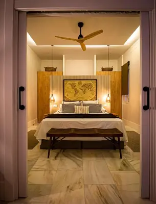 Cama o camas de una habitación en 100m2 of luxury in the heart of the Salamanca neighborhood