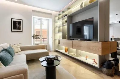 Una televisión o centro de entretenimiento en NUEVO Apartamento Premium en zona Retiro