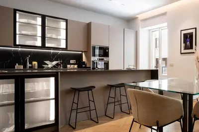 Una cocina o zona de cocina en NUEVO Apartamento Premium en zona Retiro