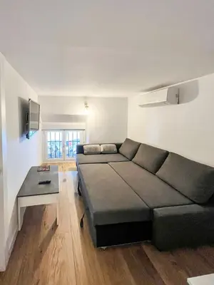 Zona de estar de Plaza Mayor Suites 1