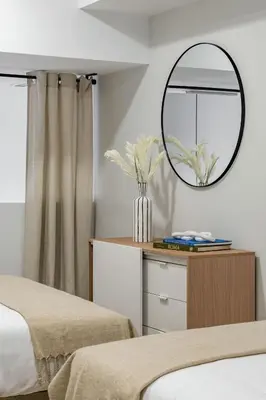 Cama o camas de una habitación en Apartamentos modernos en Atocha