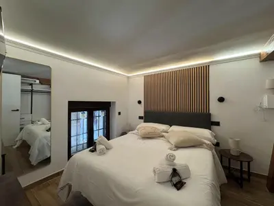 Cama o camas de una habitación en Ciudad Rodrigo Suites