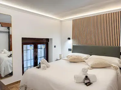 Cama o camas de una habitación en Ciudad Rodrigo Suites