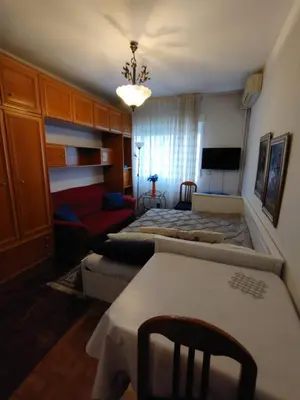 Cama o camas de una habitación en Studio in Granvia area