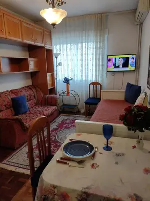 Una televisión o centro de entretenimiento en Studio in Granvia area
