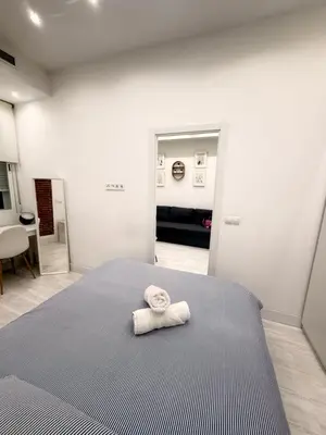 Cama o camas de una habitación en Precioso Apartamento Moderno Recién Reformado