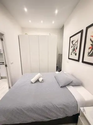 Cama o camas de una habitación en Precioso Apartamento Moderno Recién Reformado