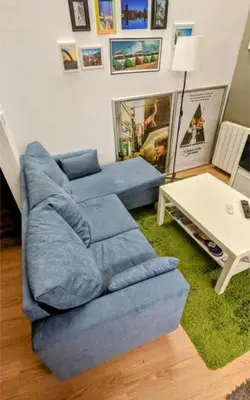 Zona de estar de Apartamento con patio privado en Puerta de Toledo